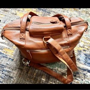 Leather Diaper Bag